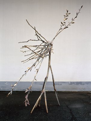 Giuseppe Penone, Pelle di foglie – sguardo a terra (Skin of Leaves – Gaze To Earth), 2003