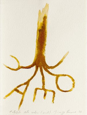 Giuseppe Penone, L’alfabeto delle radici (vocali) (The Alphabet of Roots (Vowels)), 1997