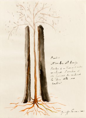 Giuseppe Penone, Radici all’ombra del bronzo (Roots under the Shadow of Bronze), 2001