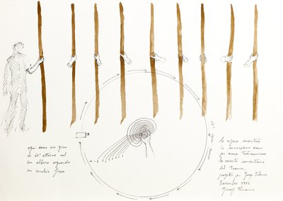 Giuseppe Penone, Progetto per Gerry Schum (Project for Gerry Schum), 1972