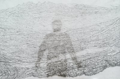 Giuseppe Penone, Palpebra e spilli (Eyelid and Pins), 1995