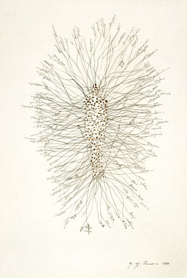 Giuseppe Penone, Pelle di foglie – 151 nomi d’albero (Skin of Leaves – 151 Tree Names), 1999