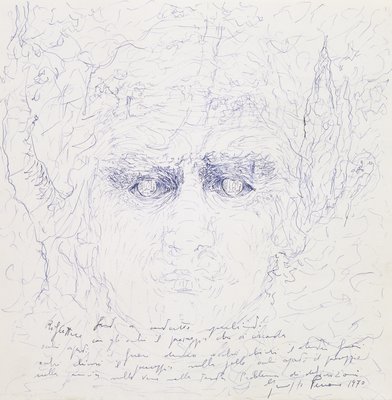 Giuseppe Penone, Progetto per lenti a contatto specchianti (Project for Mirroring Contact Lenses), 1970