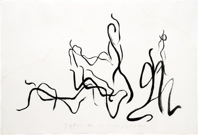 Giuseppe Penone, Gesti d’inchiostro per gesti di bronzo (Ink Gestures for Bronze Gestures), 1984